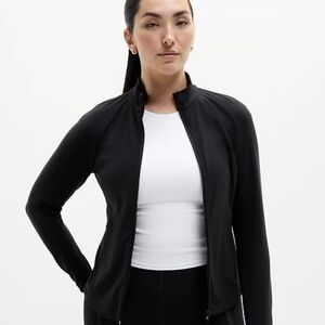 Athleta Salutation Jacket in Black XL NWOT
